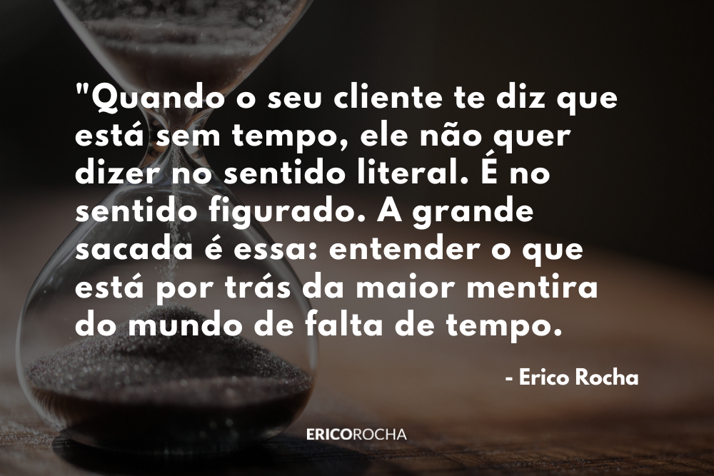 Como vender para quem não tem tempo