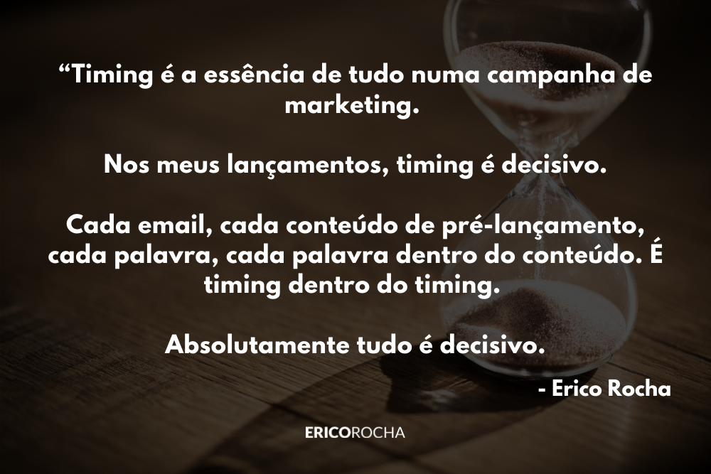 Como o timing pode influenciar no seu 6 em 7