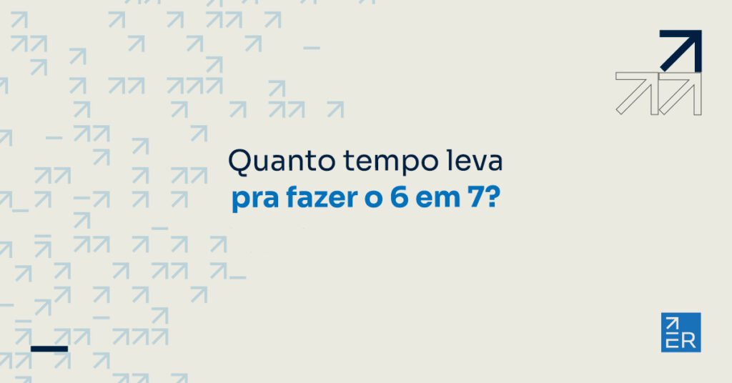 Quantos lançamentos você precisa fazer até chegar no 6 em 7?